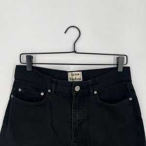 Acne Studios Thin Stay Cash Black Tapered Slim Jeans